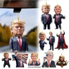 Acrylic Funny Donald Trump Ornament Trump Presidential Pendant Trump Hanging Charm for Car Interior Rearview Mirror Decoration 6