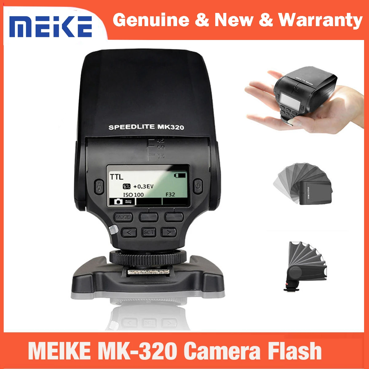 Flash For Canon Meike MK-320C Speedlite Flash TTL Fit Canon