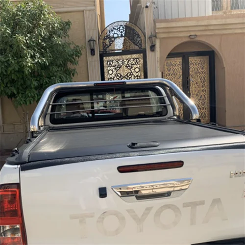 Pickup truck accessories retractable truck bed covers tonneau cover hilux for hilux/revo vigo