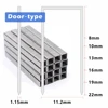 304 Stainless Steel Door/T Shaped Staples F15/F20/F25/F30/T50/Nail Pneumatic Gun Straight 10J series Woodworking Furniture DIY 4