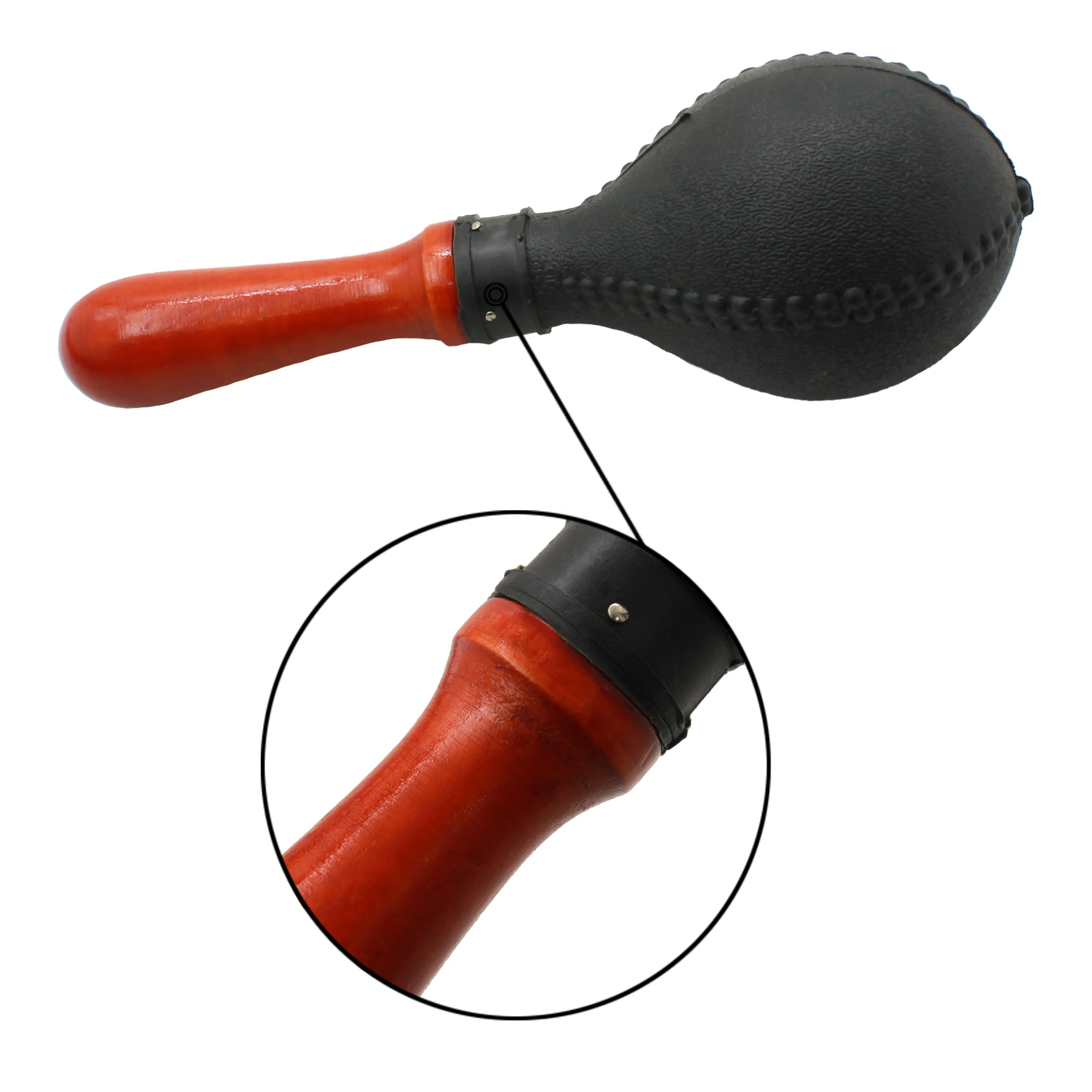 2Pcs Maracas Pair of Shakers Rattles Sand Hammer Percussion Instrument with ABS Plastic Shells and Wooden Handles