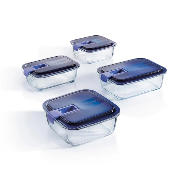 Luminarc Pure Box Active Food Storage Set, 10 Piece, Clear