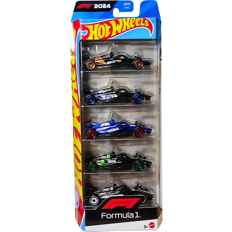1/64 ホットウィール 5パック F1 フォーミュラ New Hot Wheels 2025 Formula 1 F1 5-Pack Race Team 1:64