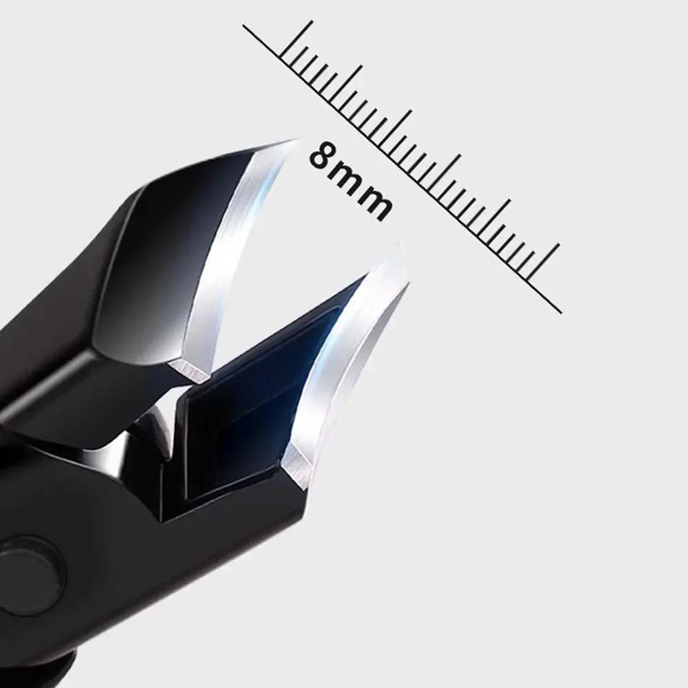 Wide Jaw Opening Anti-Splash Slanted Nail Clipper Acssart Curved Nail Clipper