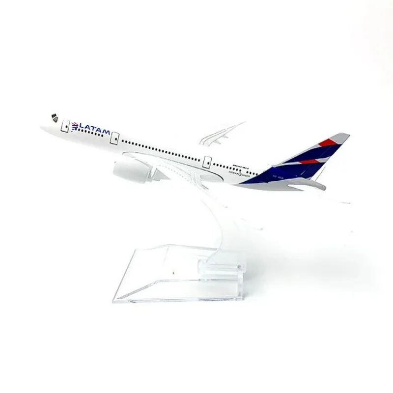16CM 스케일 항공기 1:400 B787 모델 칠레 라탐 항공 성인용 재미있는 금속 합금 비행기 수집용 전시 모델 항공