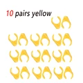 10 pairs yellow