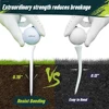 50pcs Professional Golf Tees 38mm/70mm/83mm Length Plastic Tee System for Golfers 2