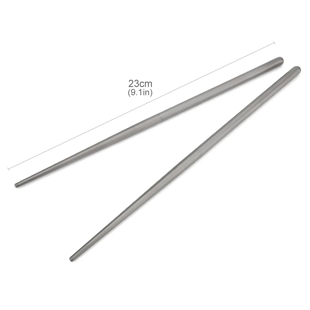Camping Cutlery Portable Tableware Portable Cutlery Titanium Tableware Detachable Titanium Alloy Chopsticks