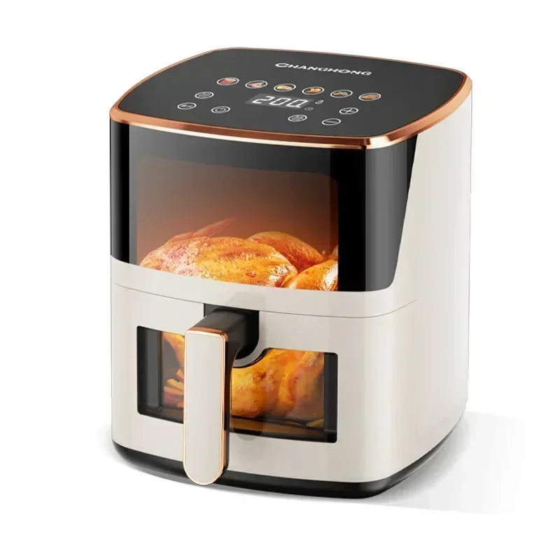 AirFryers oil-free fryer. Hot air. Electric. With visual window. Touch screen. Home use. AirFryers machine. Versatile appliance. 2