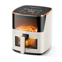 AirFryers oil-free fryer. Hot air. Electric. With visual window. Touch screen. Home use. AirFryers machine. Versatile appliance. 2