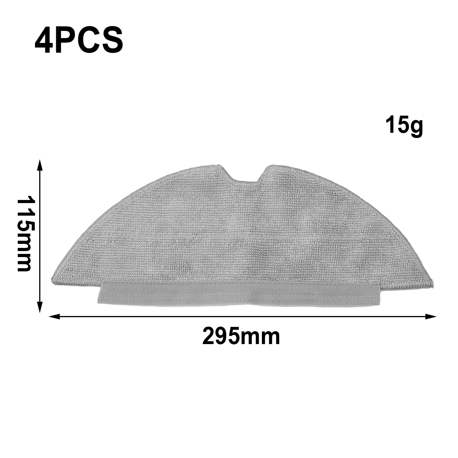 

Durable Mopping Cloths For RoboVac Reusable Soft Washable Microfiber Wool Replacement For RoboVac L35 Hybrid