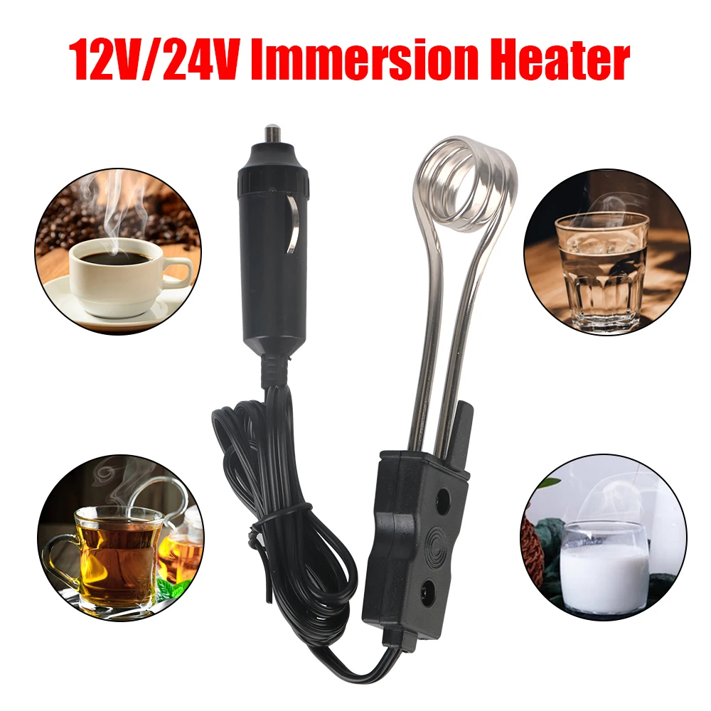Car Heater 120W-140W 24V 12V Cigar Lighter Plug Electric Heater For Tea Water Coffee Milk Safe Warmer Auto Accessories car heater,mini heater