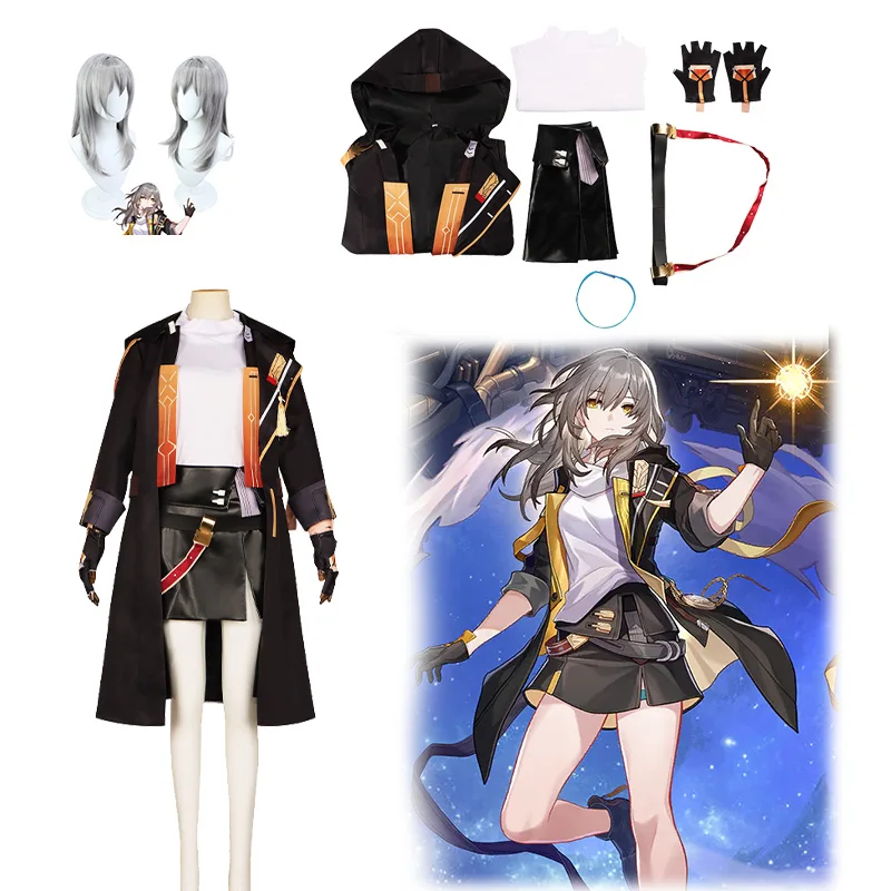 

Game Honkai Star Rail Trailblazer Female Protagonist Cosplay Costume Women Dress Halloween Carnival Party Uniform
