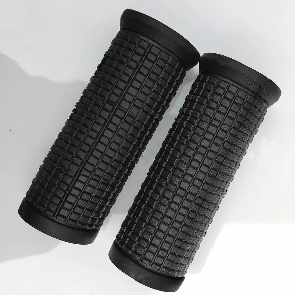 Bike Handlebar Grips Pair For Twists Shifters Bicycle HandleBar Grip Cycling Replacement Parts Bikes Parts 75mm TPR-Rubber Grip