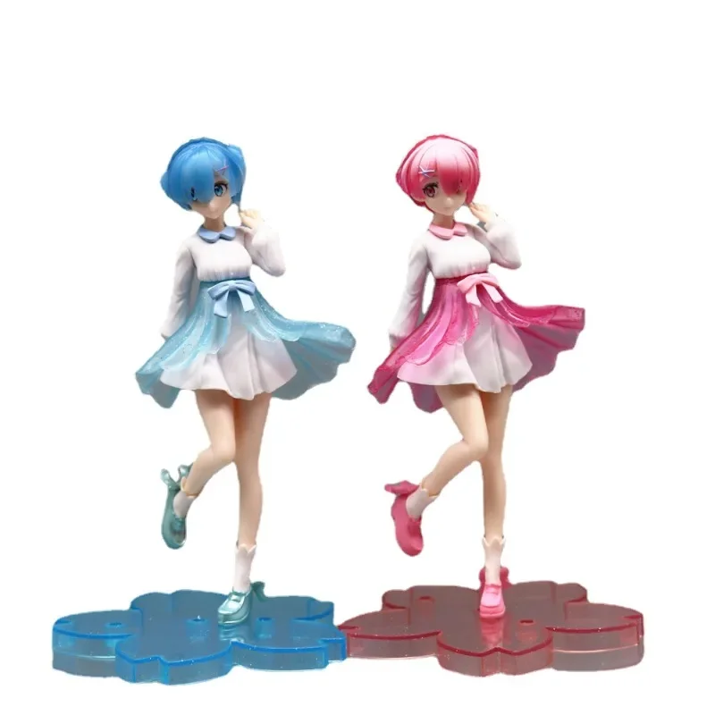 

Re: From The Beginning of The Different World of Life Anime Figures Beautiful Girl Rem Action Figure Standing Posture Model Toys