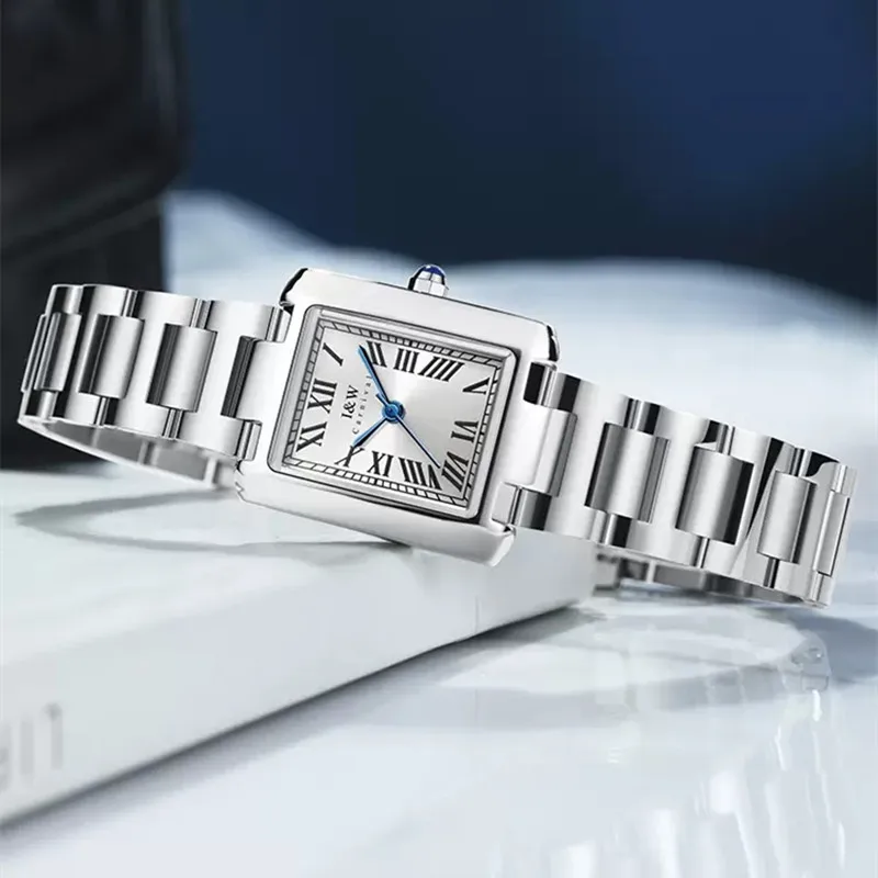 Switzerland Made Watch for Women CARNIVAL Brand Luxury Square Quartz Watch Ladies Fashion Clock Waterproof Saat Relogio Feminino