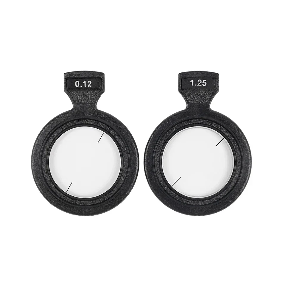 Aist Optics Adjustable Optical Eyewear Lenses with Plastic Rim - 26mm Diameter