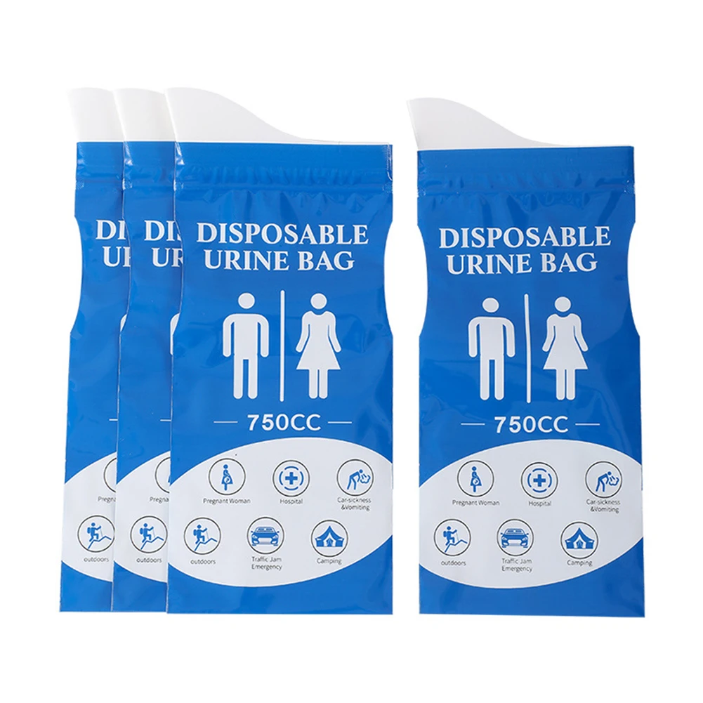 Portable Urinal 4Pcs Disposable Urinal Bag