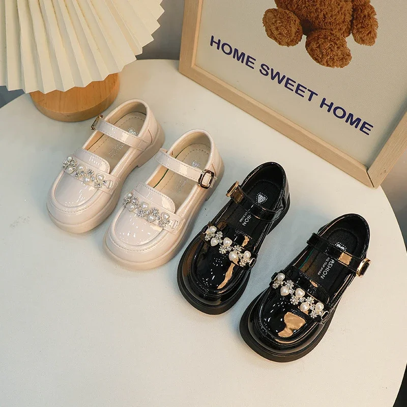 Leather Kids Mary Jane Shoes for Girls