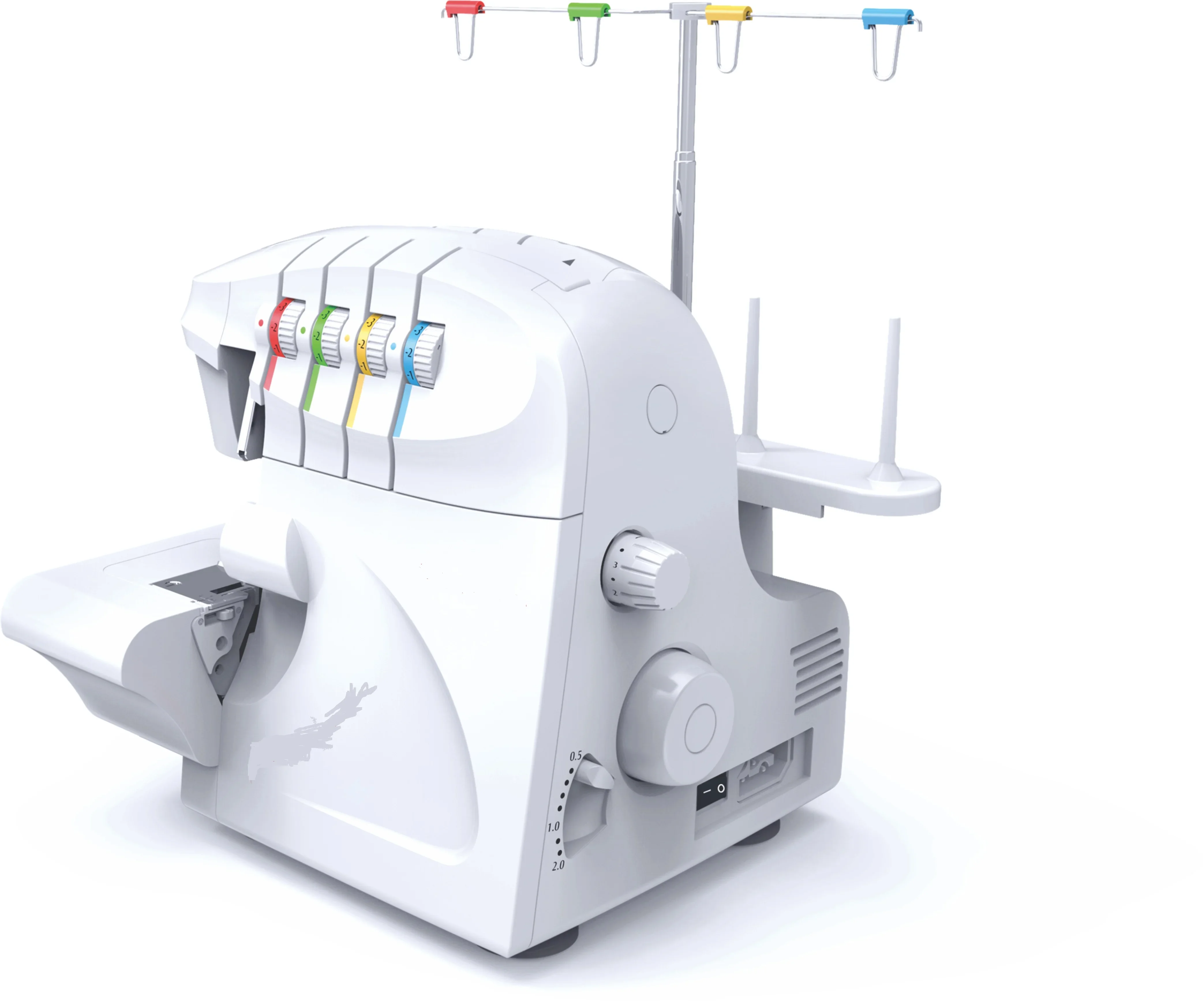 Multifunctional Household Electric Domestic Overlock Sewing Machine Flat-Bed Multiple Feed Automatic Lock Overlock Leather
