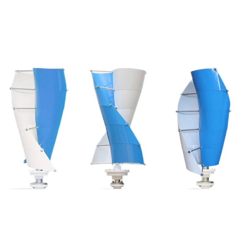 

Latest Design 100W 12V 24V Helix Vertical Axis Wind Power Electricity Generator For Wind Solar System