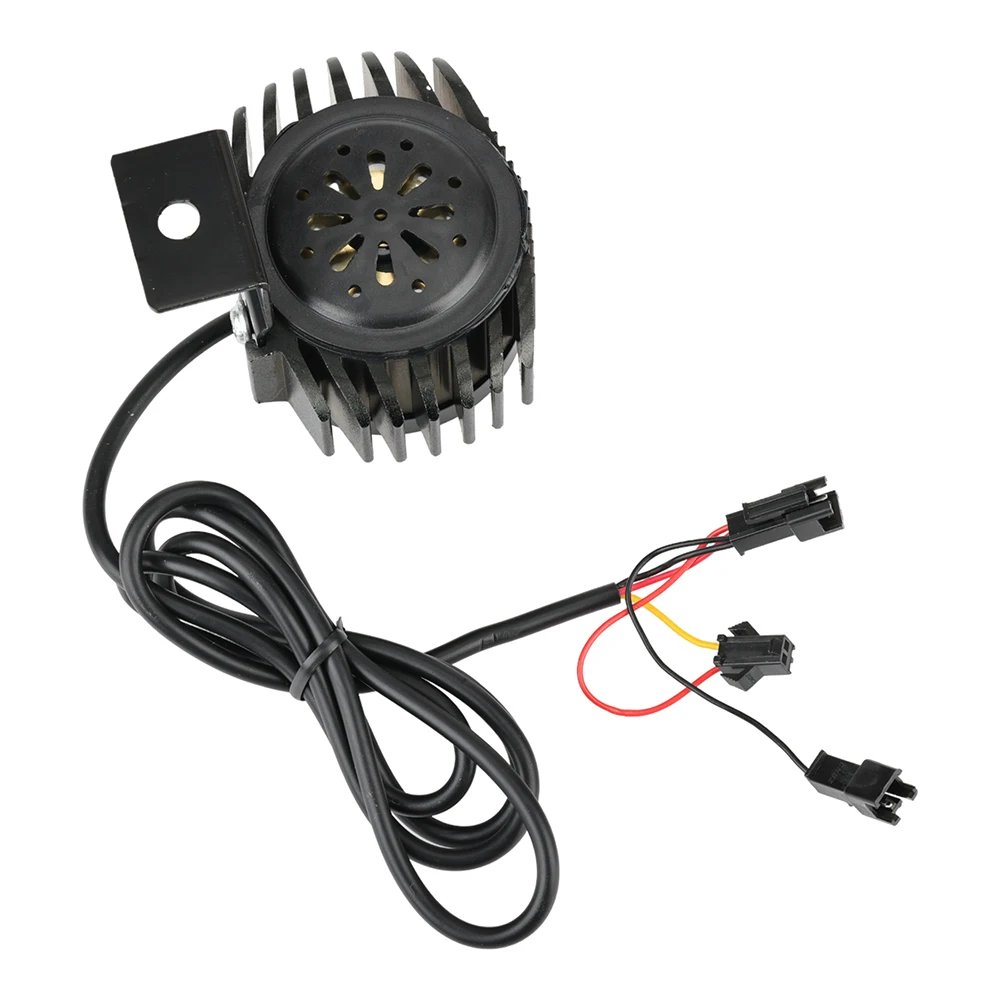 Faro Con Clacson Per Scooter Elettrico Kugoo Pro, 12-80V, LED, Nero, Dimensioni 70x59x58 Mm