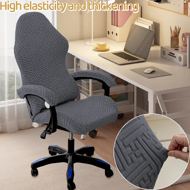 Thick Jacquard Gaming Chair Cover Universal Elastic Office Computer Chair Cover Racing Game Chair Cover with Armrest Cover 1