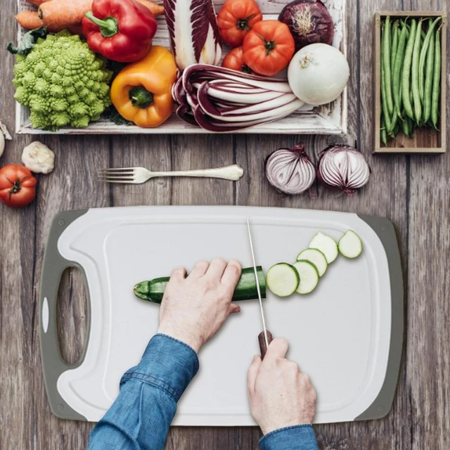 White Plastic Non Slip Chopping Board Kitchen Knife Accessories Strong Cutting  Board For Protect Countertops - AliExpress