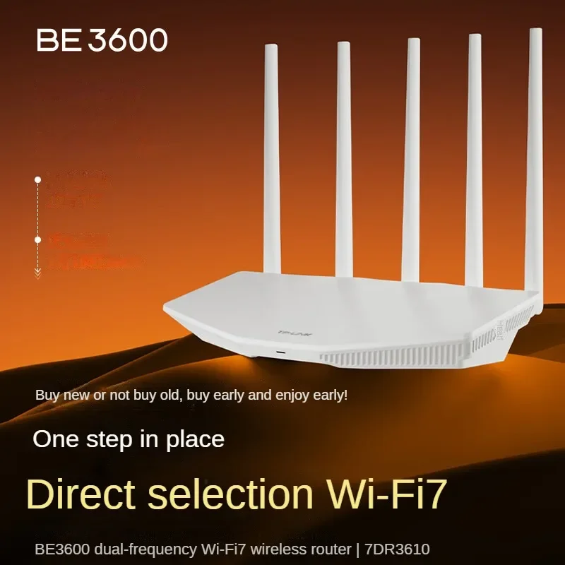 Tp-link-roteador sem Fio com Banda Dupla Extensor de Wi-fi Rede Inteligente Banda Dupla 5g Mesh Wi-fi Be3600 Wifi7 - Imagem 4