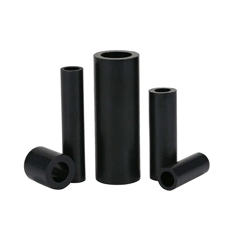 Description Picture 3 of itemM5 M6 M8 M10 M12 Black ABS Non-Threaded Hollowed Nylon Spacer Round Hollow Standoff Washer PCB Install Board Screw