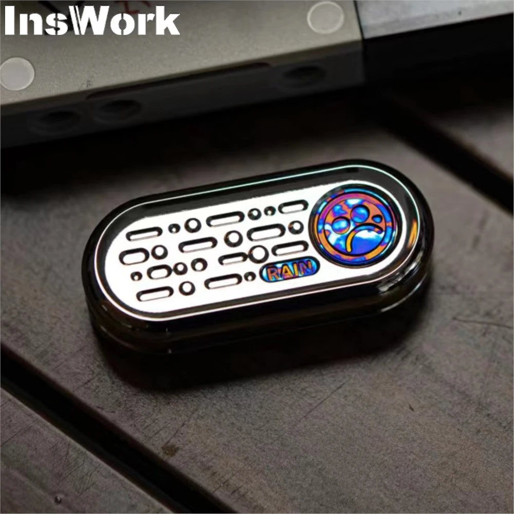 正規品 Top-B Rain DZ フィジェット トイ EDC チタン製 Metal Toys Dz Topb Rain Titanium With Mokuti Four Materials