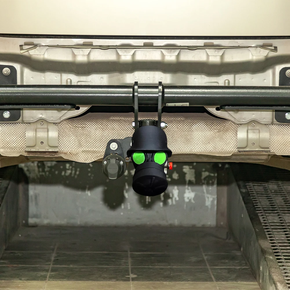 Trailer Hitch Cover Helmet Gas Mask Design Car Dust Plug