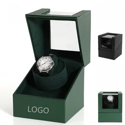 For Rolex Watch Winder Case Automatic Balanced Chain Up Single Slot Box Watchwinder Personalization Name Free Customizable Logo