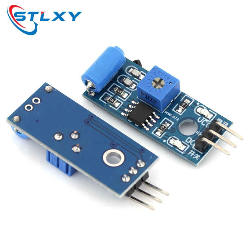 Stlxy normally closed type vibration sensor module Alarm sensor module Vibration switch SW-420 for arduino