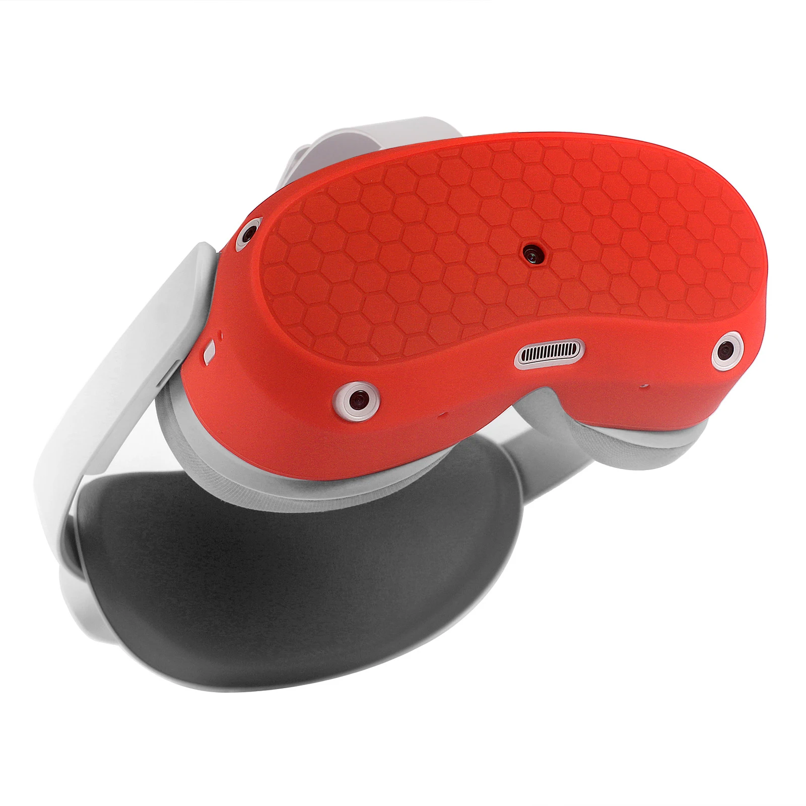 Anti-Throw VR 헬멧 실리콘 케이스 헤드셋 커버 소프트 슬리브 Pico 4 VR 헤드셋 안경 액세서리 용 보호 커버 케이스
