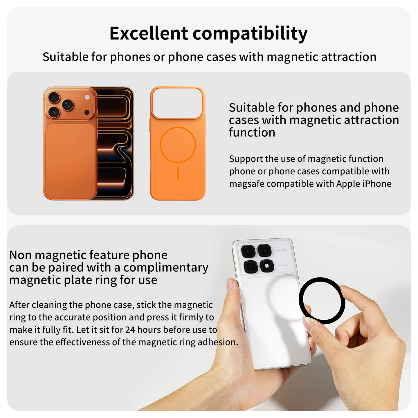 Magnetische Halterung 1/4 Zoll Cold Shoe Wandhalterung Telefonhalter Aluminium Faltbar für Kamera-Cage-Rig Minitor Android iOS Smartphones – Detail 14
