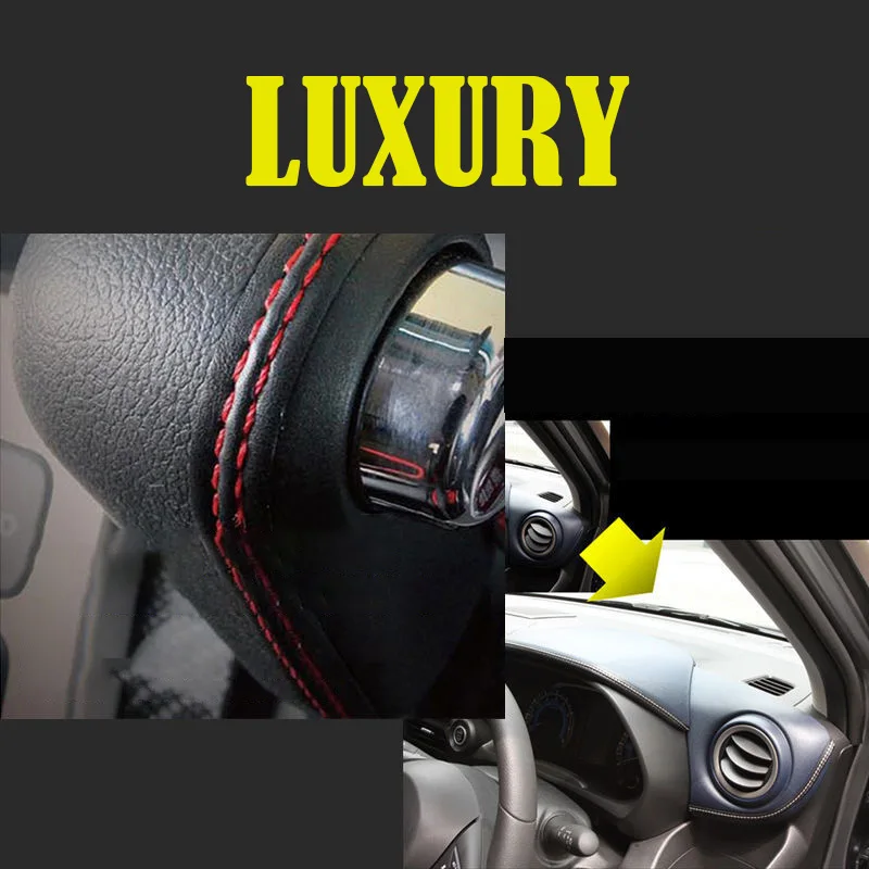 Car Moulding Decoration Luxury Car Mouldings Trim Pu Leather Braid Decorative Line Strip Door Dashboard Sticker Car Interior DIY Strips Universal