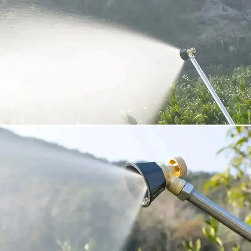 Agricultural Nozzle 1PCS Brass/Alloy Adjustable Nozzle Black Whirlwind Agricultural Sprinkler Head Garden Tool