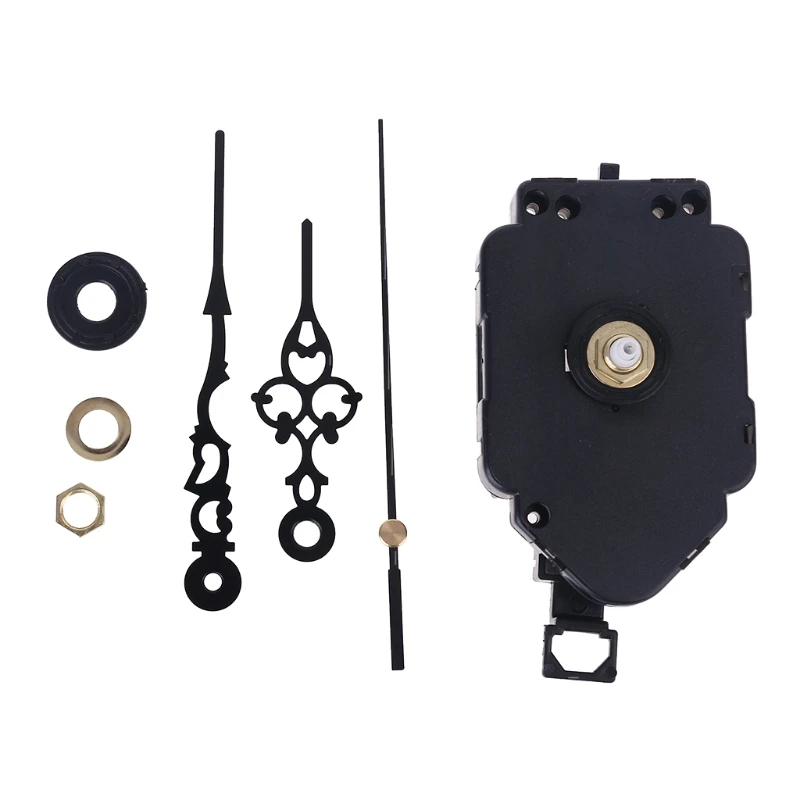 Silent Pendulum Type Clock Movement Mechanism with 3 Hands Motor DIY Replacement Repair