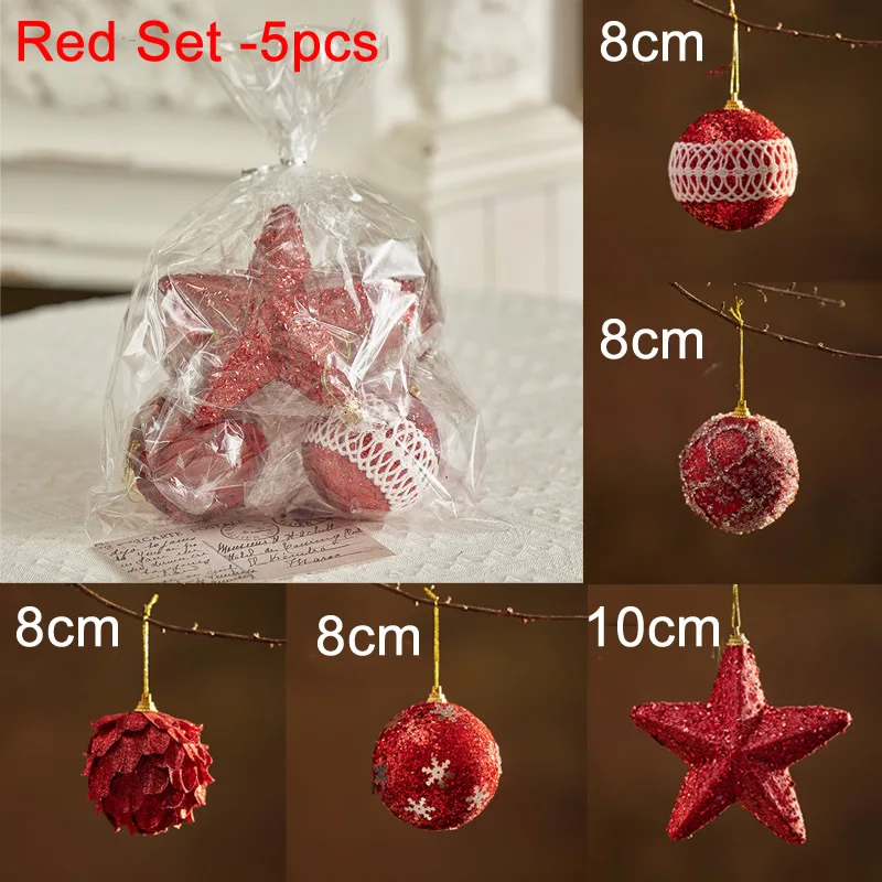 Red 5pcs