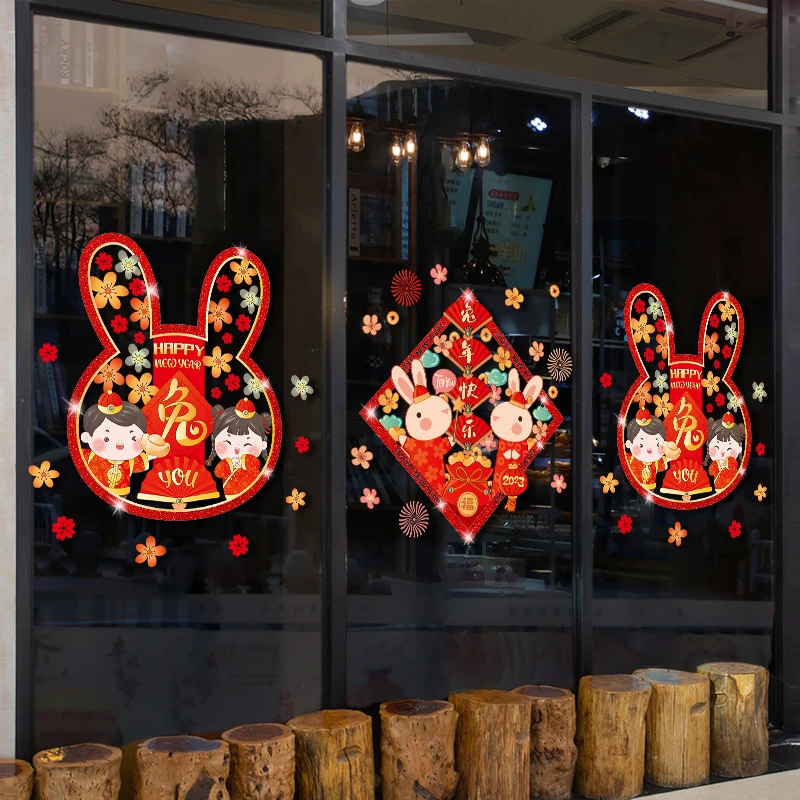 New Year Decorations Spring Festival 2023 Chinese Year Window