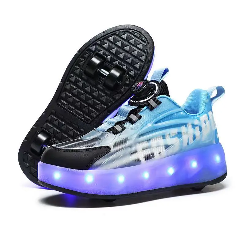 kids-adults-detachable-4-wheel-colorful-lights-rechargeable-casual-roller-skates-walking-flying-shoes-with-rotating-buckle