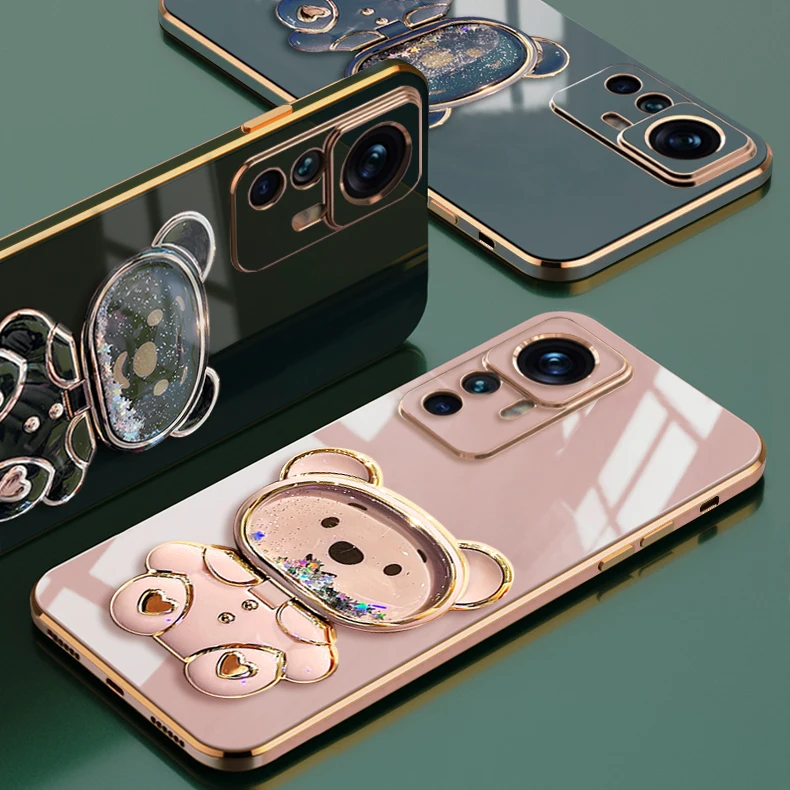 Für Funda Xiaomi 12T 11T 13 12 11 T 12S Pro Lite Mi 11 Lite 11Lite 5G NE 13Pro 12TPro Fall Luxus Überzug Halter Telefon Abdeckung_voghion.com