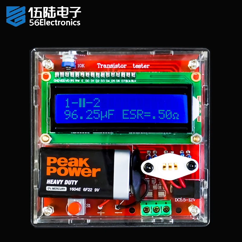 Transistor Tester Kit Diy M8 Transistor Tester Multimeter Resistance