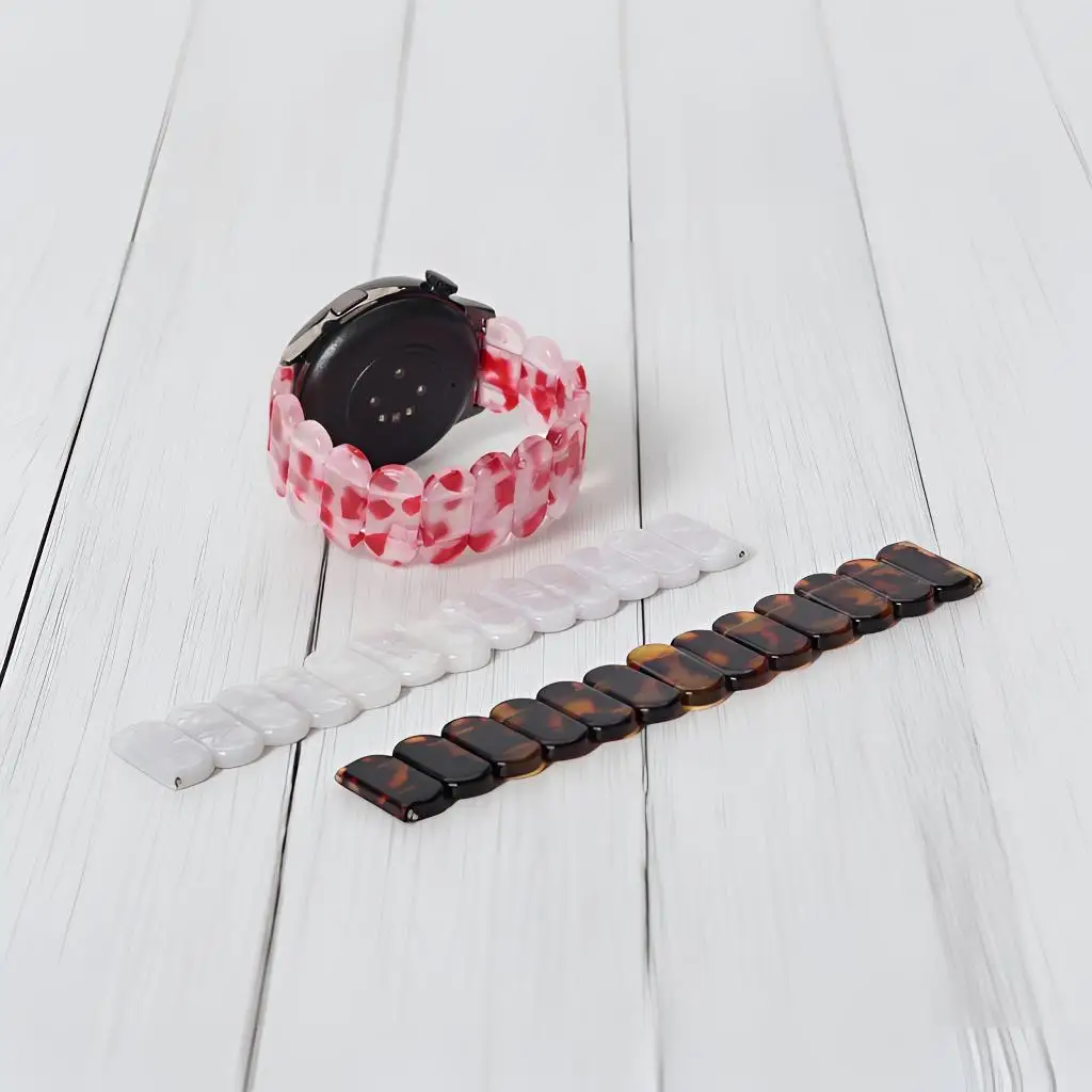 Elastic Resin Bracelet Band, Multiple Sizes, Universal Compatibility