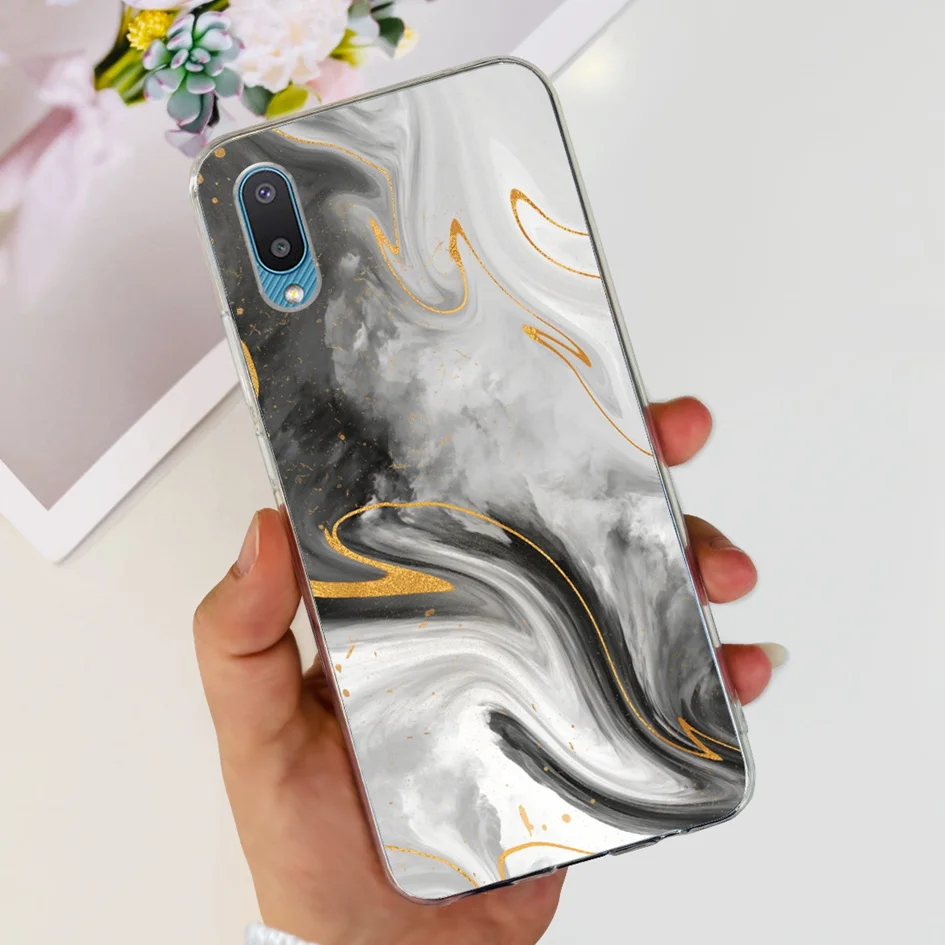 Fashion Flower Clear Silicone Soft Phone Case Cover