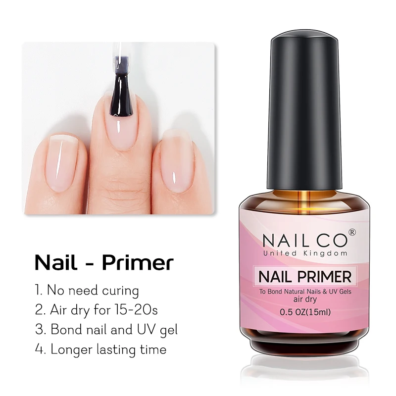 NAILCO Nail Polish Base Top Coat Transparent Primer Gel Soak off UV Varnish Velvet Top Tempered Top Matt Top Remover gel Polish 4