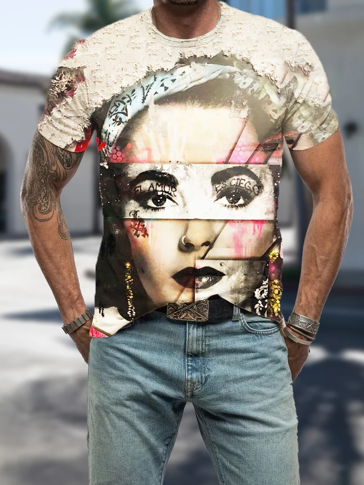 

Unisex Fashion Men's and Women's Shirts Casual Novelty T-Shirt Poster Lady Style 3D Pattern Adult T-Shirt Teenager Tops 6 Sizes
