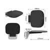 Folding Wall Hanging Urea Formaldehyde Bathroom Chair Shower Stool Entrance Bathroom Invisible Shower Chair Shoe Changing Stool 3