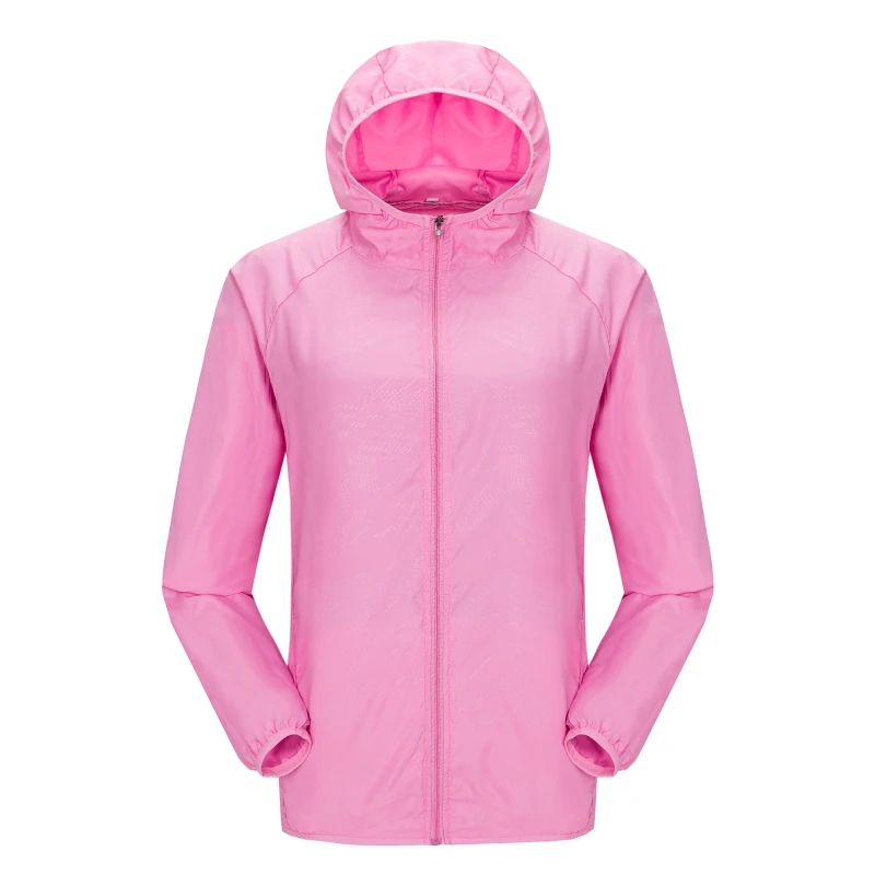 Men Women HikingJacket Waterproof QuickDry Camping Hunting Cycling Clothes SunProtective OutdoorSports Coats Anti UV Windbreaker